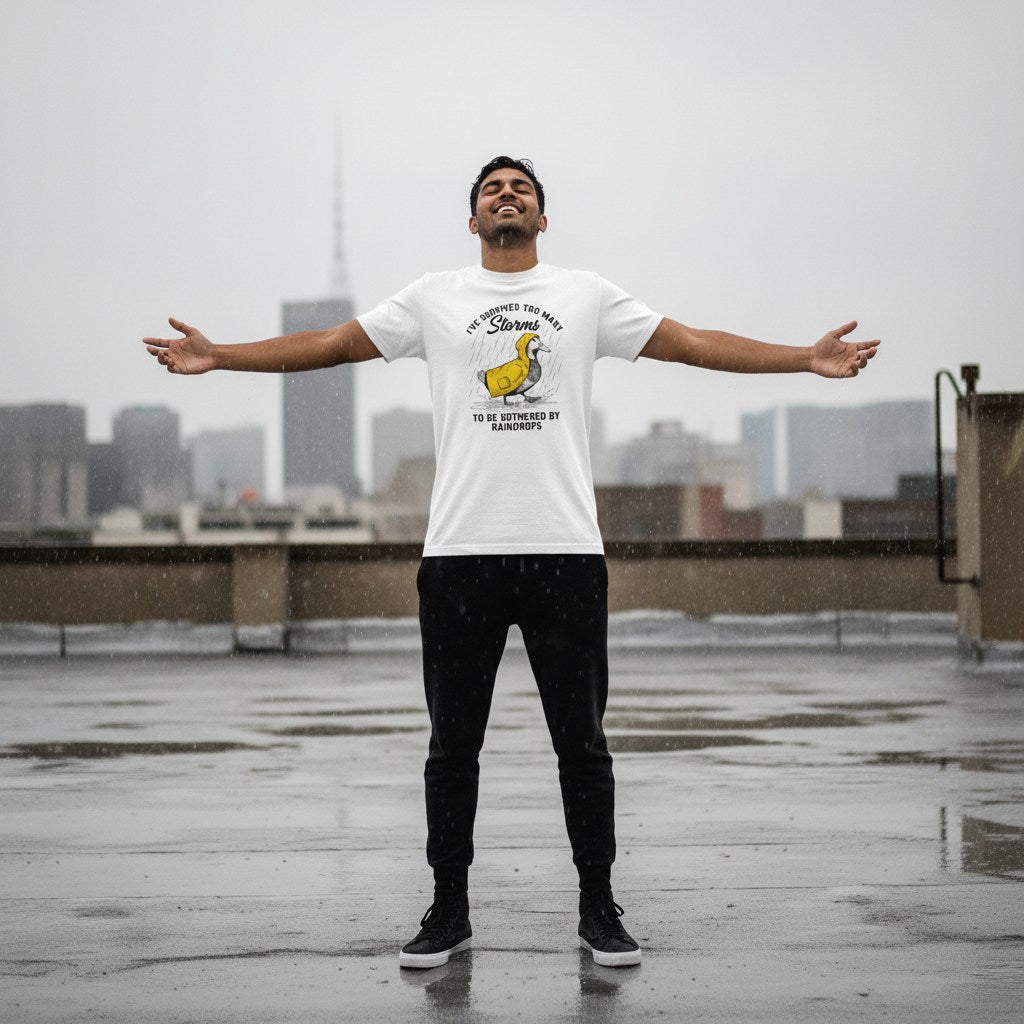South Asian man in urban streetwear posing for a photo outdoors.