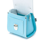 Zatchels Pastel Baby Blue Sugarcube handbag detail view
