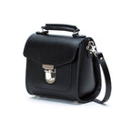 Zatchels Black Sugarcube Handmade Leather Handbag