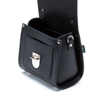 Zatchels Black Sugarcube Handmade Leather Handbag