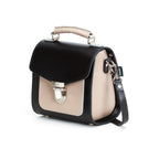 Zatchels Cafe Noir Sugarcube leather handbag side view