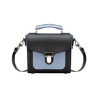 Zatchels Mocha Mauve Sugarcube Handmade Leather Handbag front view