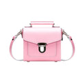 Zatchels Pastel Pink Sugarcube Handmade Leather Handbag front view