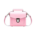 Zatchels Pastel Pink Sugarcube Handmade Leather Handbag front view