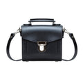 Zatchels Black Sugarcube Handmade Leather Handbag