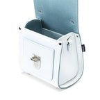 Zatchels White Sugarcube Handmade Leather Handbag