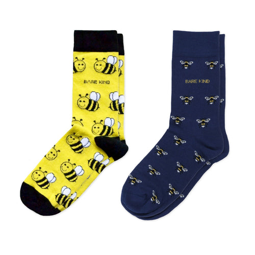 Bare Kind The Bee 2 Pack Bamboo Sock Set
