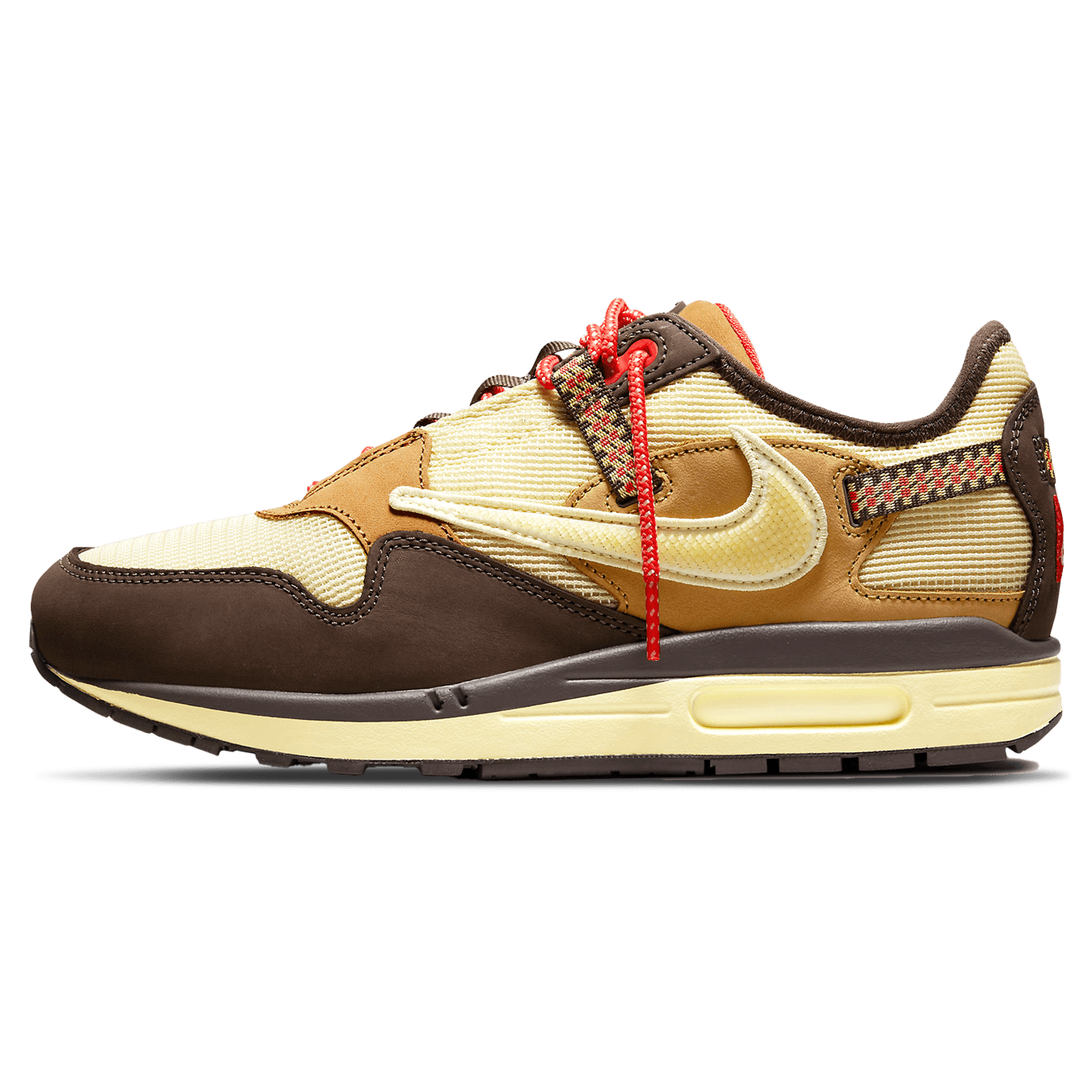 Nike Air Max 1 Baroque Brown trainers main side profile