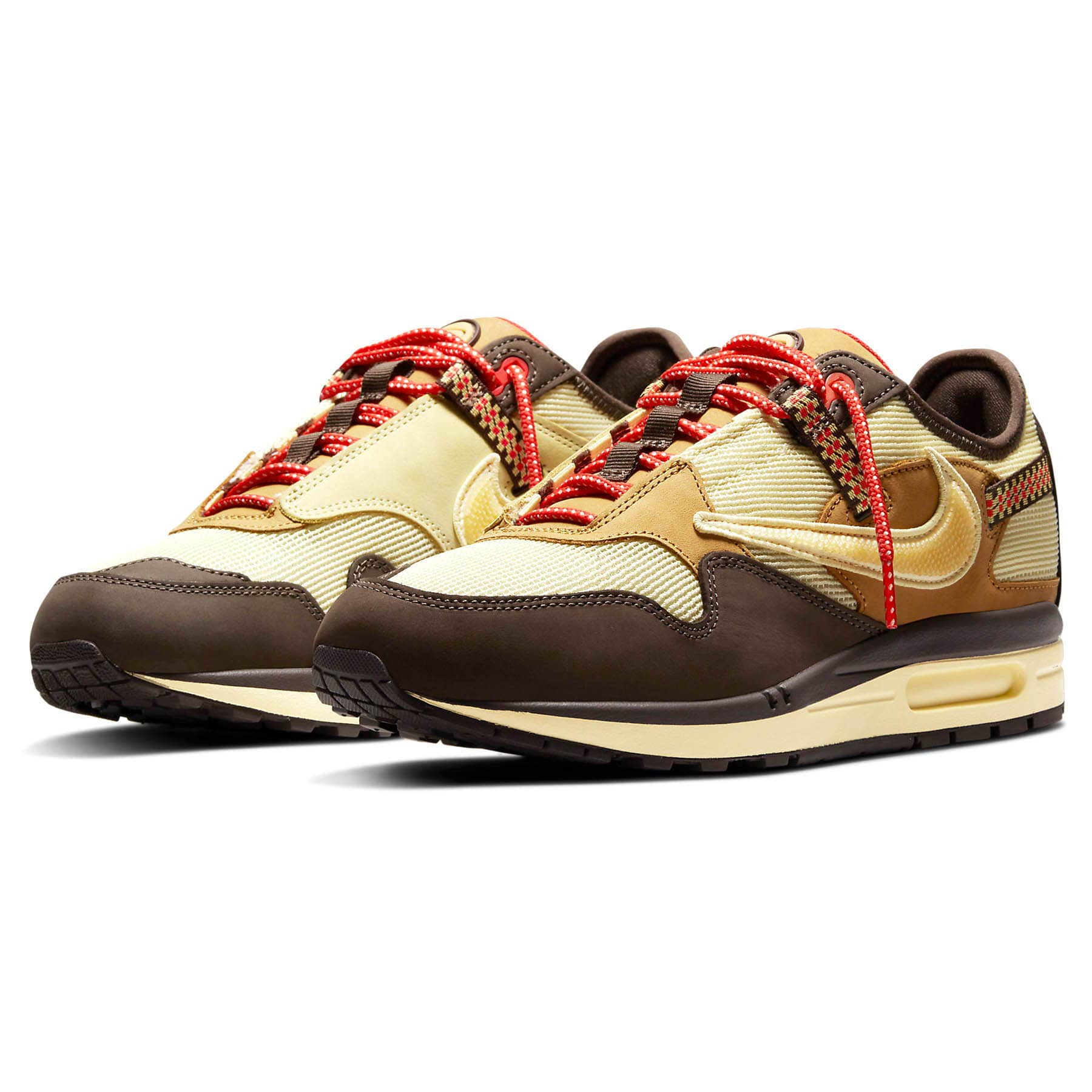 Nike Air Max 1 Baroque Brown trainers alternate side view