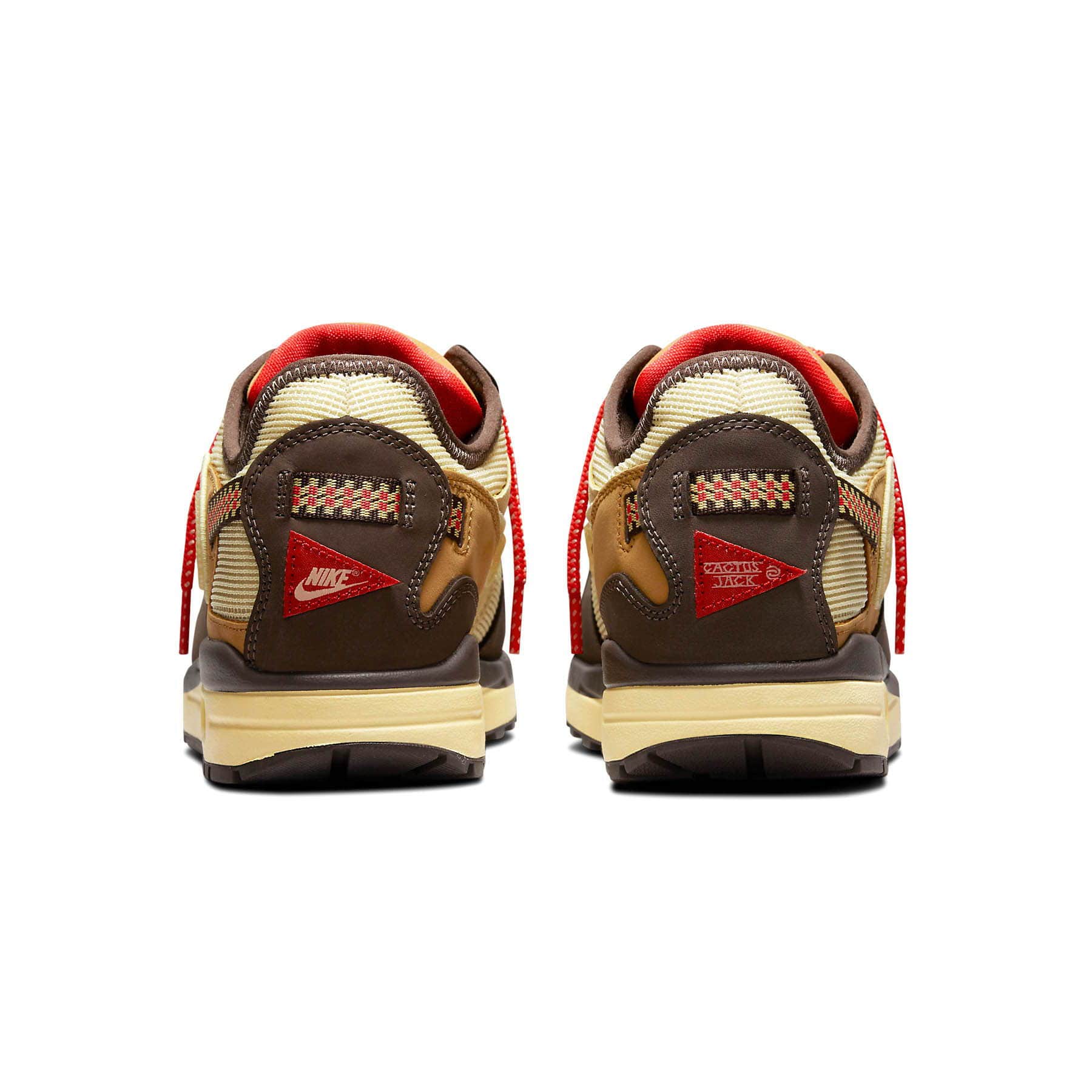 Nike Air Max 1 Baroque Brown trainers heel view