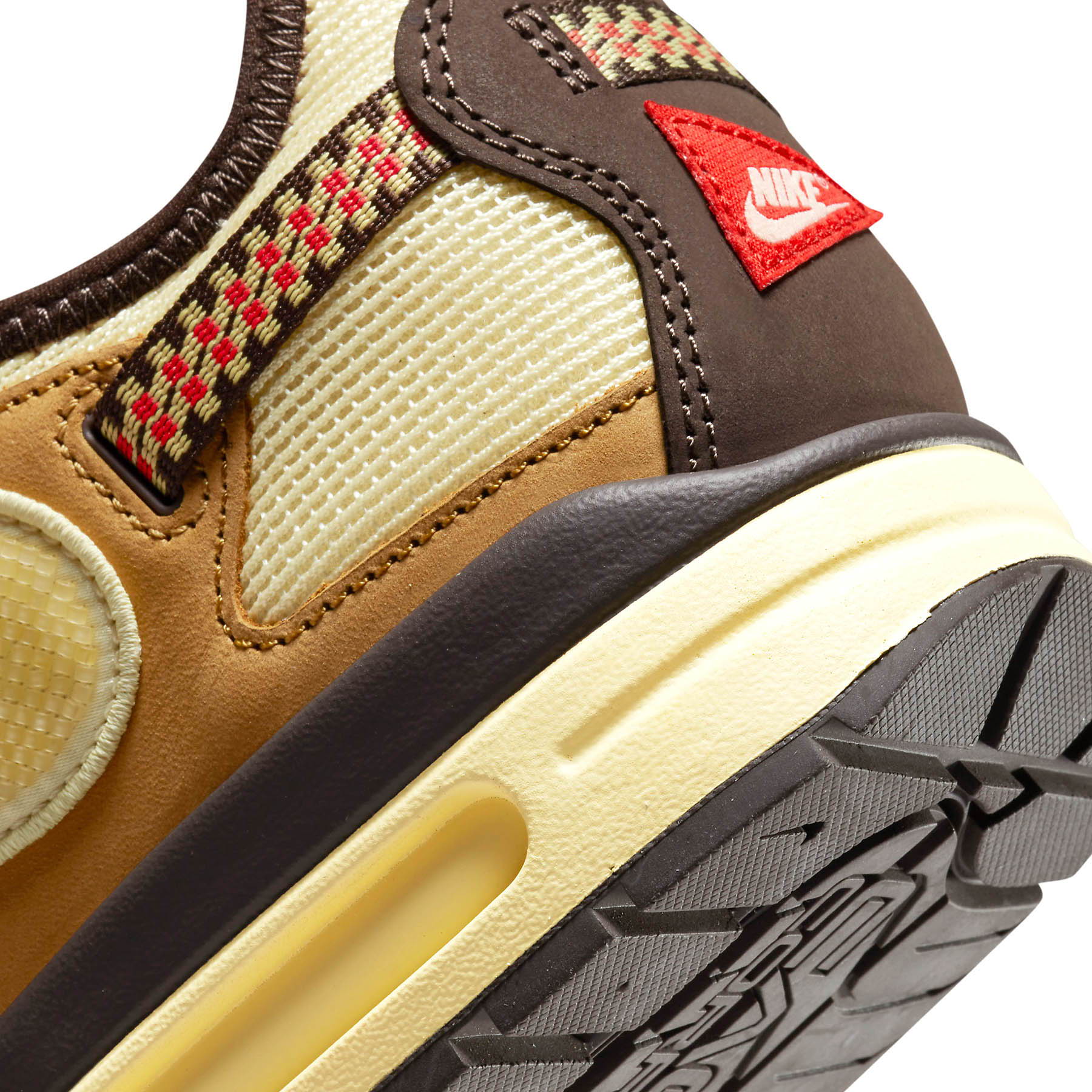 Nike Air Max 1 Baroque Brown trainers close detail view