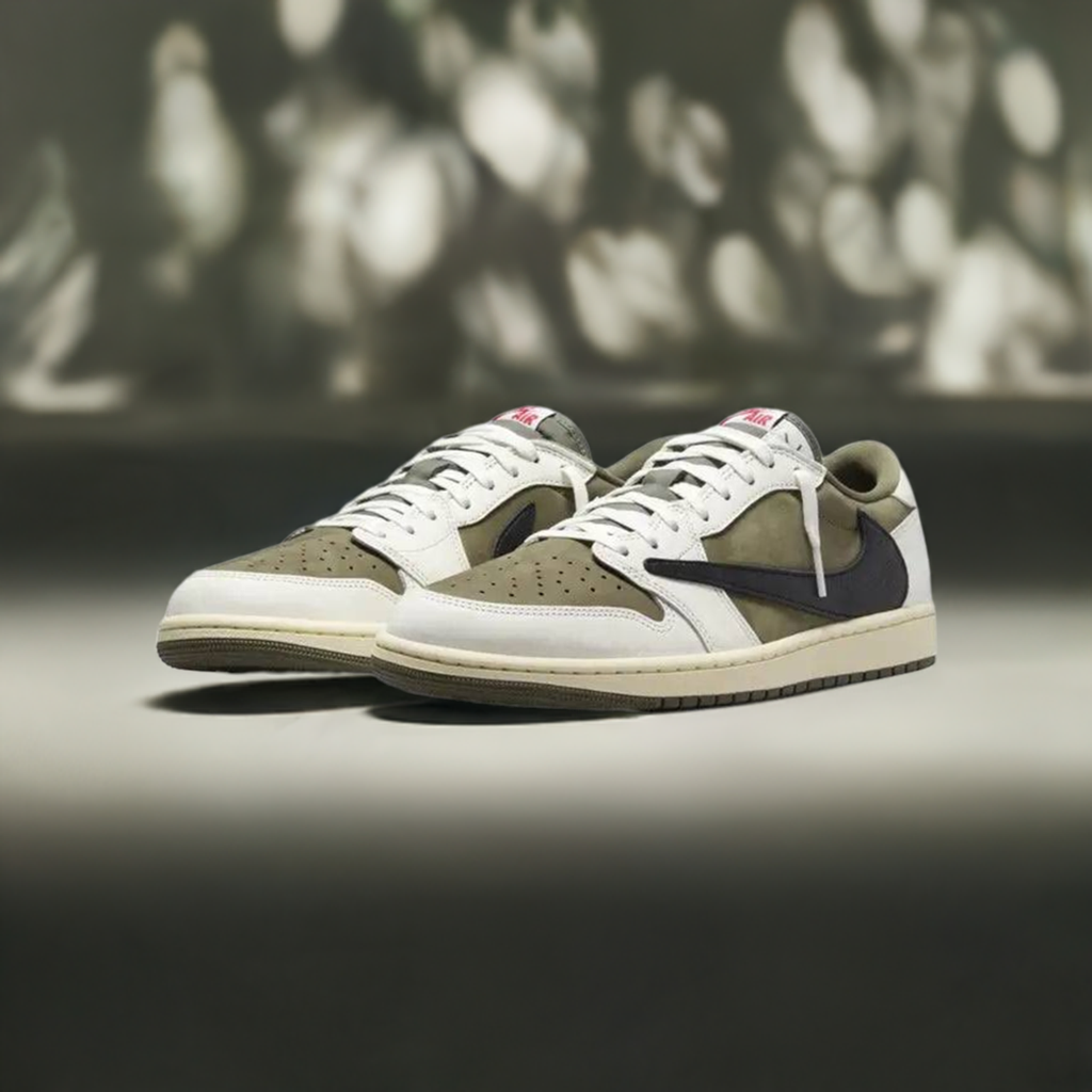 Air Jordan 1 Retro Low OG SP Travis Scott Medium Olive Trainers