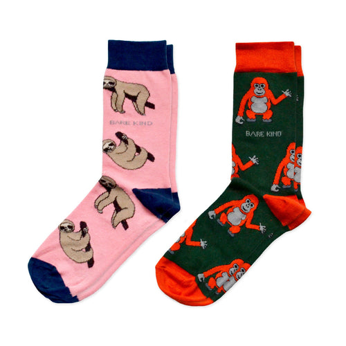 Bare Kind Tree Top Bundle of 2 Bamboo Sock Set