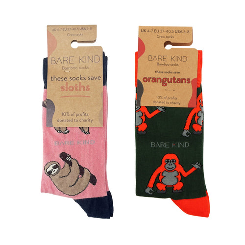 Bare Kind Tree Top Bundle of 2 Bamboo Sock Set