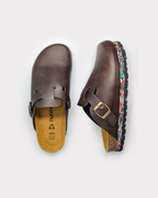 Nuoceans Truffle Dark Brown Vegan Clogs