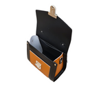 Zatchels two tone Sugarcube handbag back view