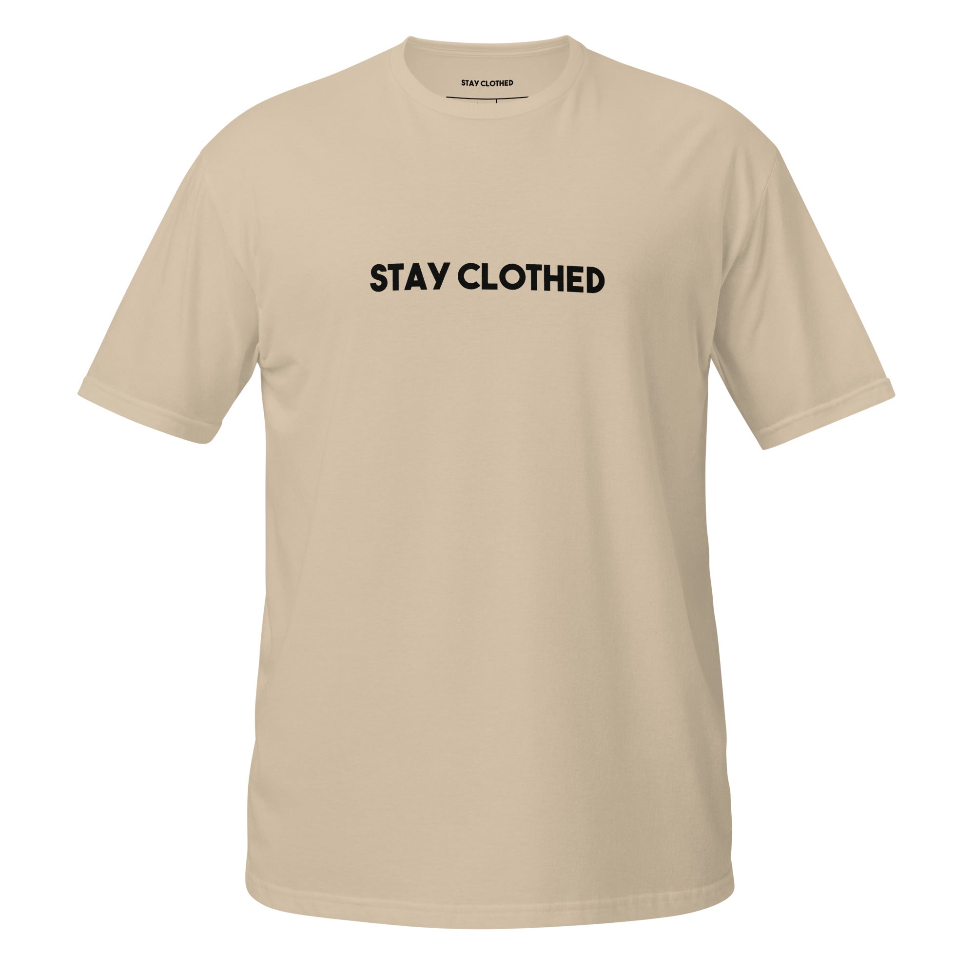 Stay Clothed Classic Softstyle Tee in Sand