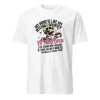 White unisex basic softstyle t-shirt front view
