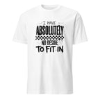 White unisex basic softstyle t-shirt front view