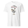 White unisex basic softstyle t-shirt front view