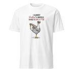 White unisex basic softstyle t-shirt front view