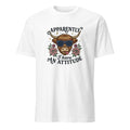 White unisex basic softstyle t-shirt front view