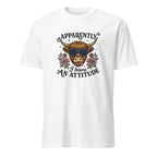 White unisex basic softstyle t-shirt front view