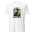 White unisex basic softstyle t-shirt front view