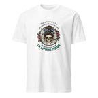 White unisex basic softstyle t-shirt front view