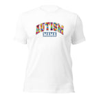 White unisex staple t-shirt shown from the front.