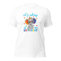 White unisex staple t-shirt shown from the front.