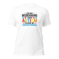 White unisex staple t-shirt shown from the front.