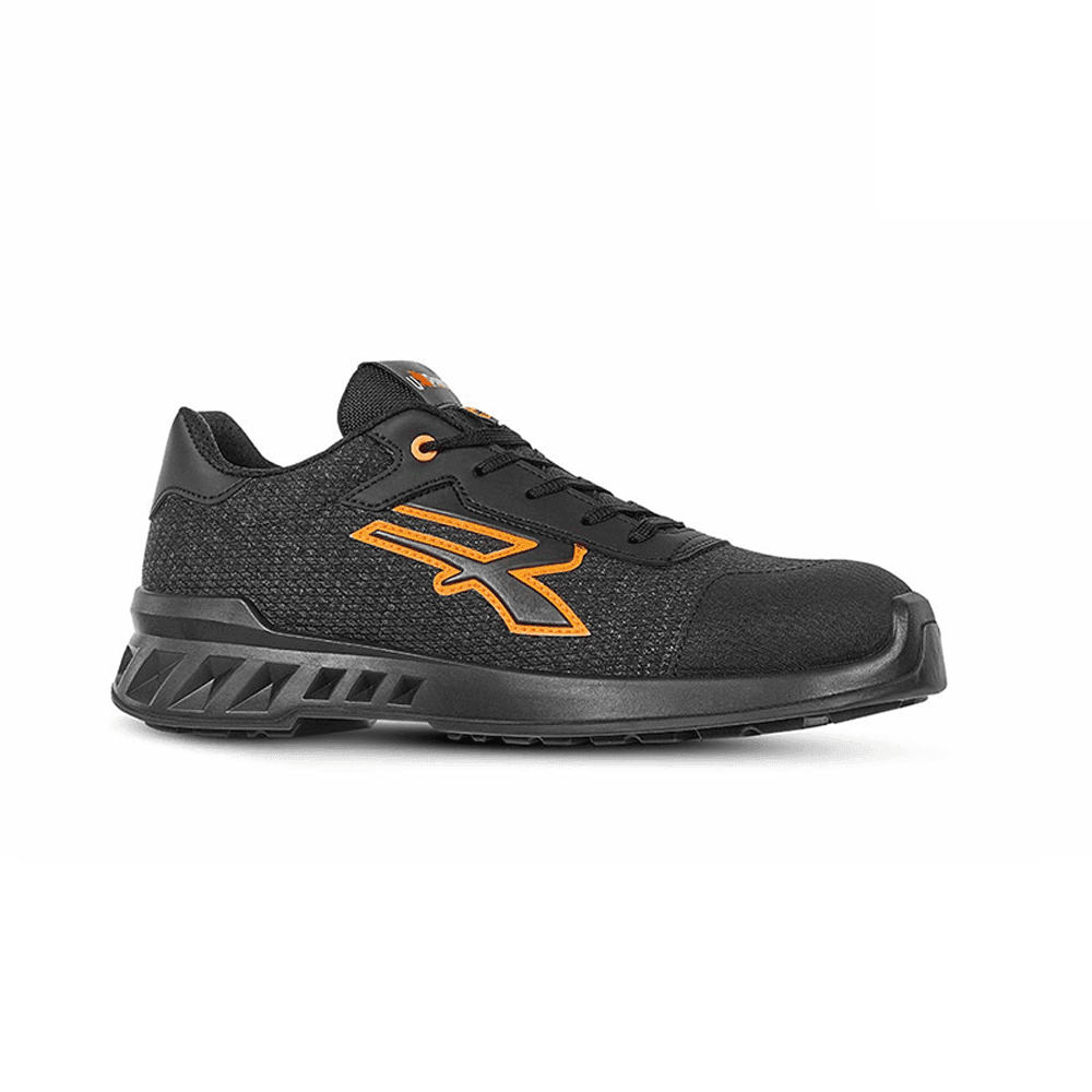 U-Power Bradley ESD S1P SRC Safety Trainers Black / Orange