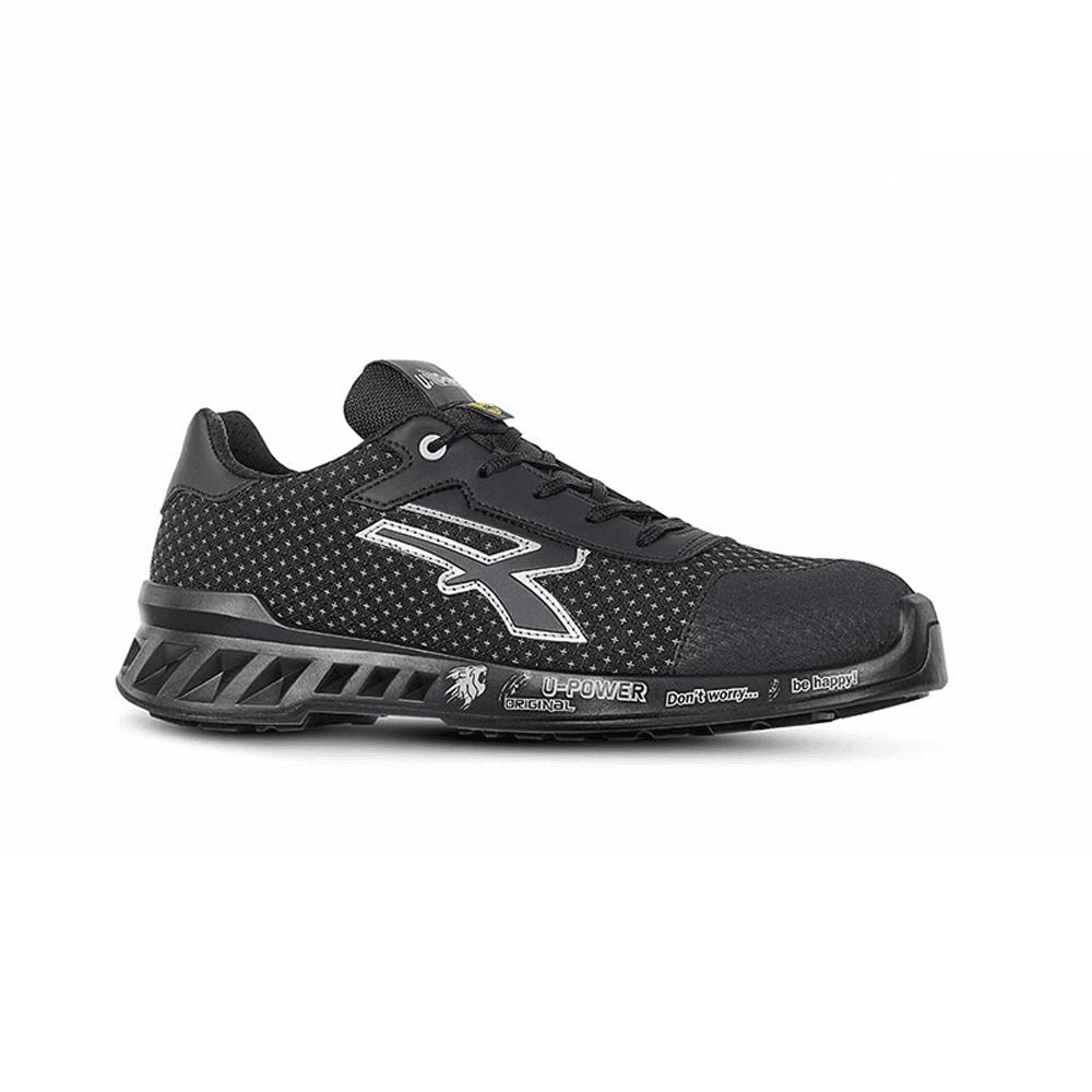 U-Power Logan ESD S3 CI SRC Safety Trainers Black