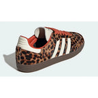 Adidas Samba OG Preloved Red Leopard Womens Trainers