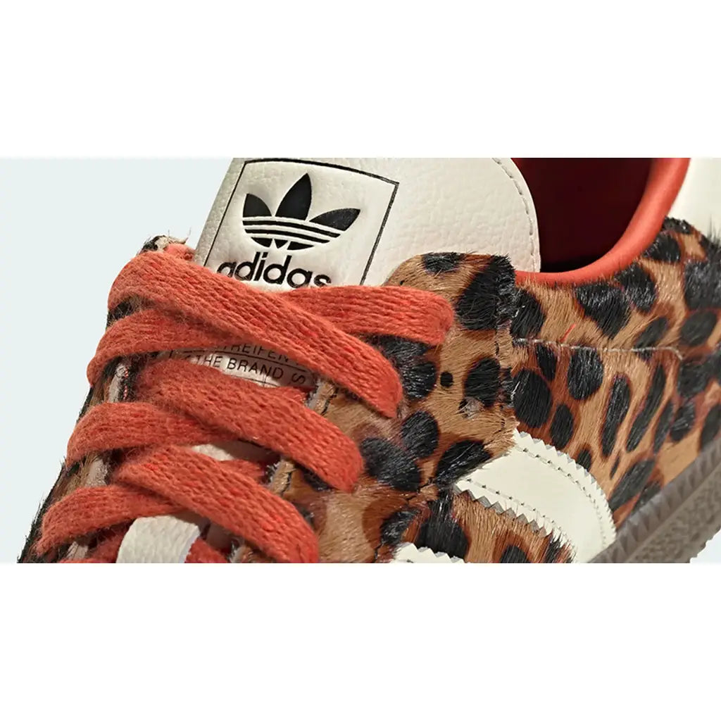 Adidas Samba OG Preloved Red Leopard Womens Trainers