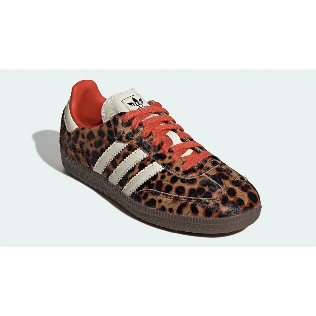 Adidas Samba OG Preloved Red Leopard Womens Trainers