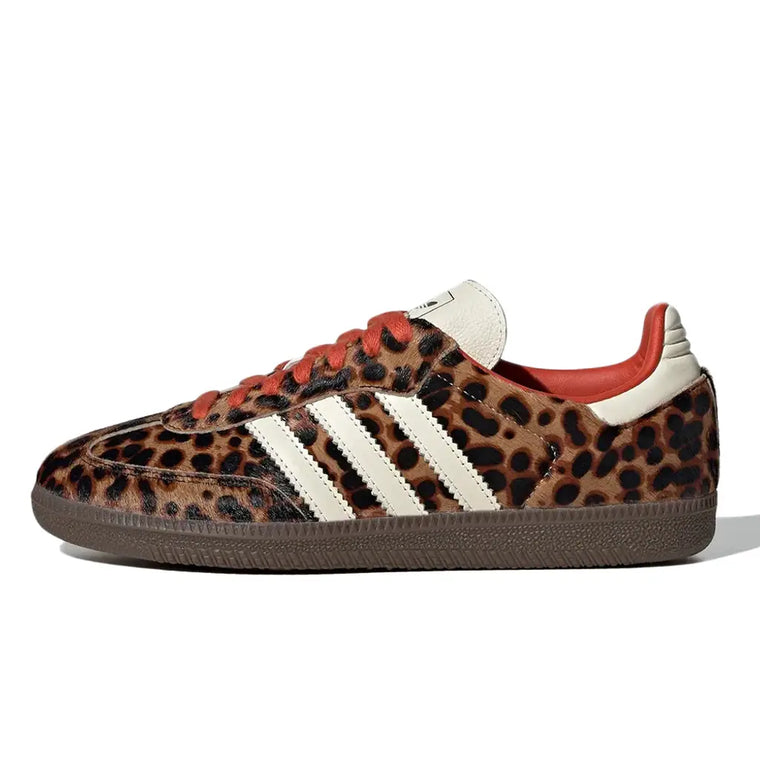 Adidas Samba OG Preloved Red Leopard Womens Trainers