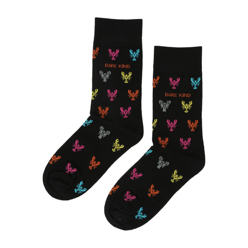 Bare Kind Save the Lobster Small Motif Bamboo Socks