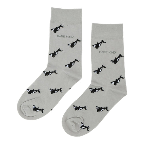 Bare Kind Save the Orca Small Motif Socks