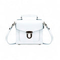 Zatchels White Sugarcube Handmade Leather Handbag