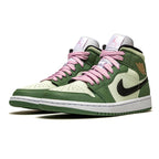 Air Jordan 1 Mid SE Dutch Green Womens Trainers