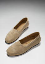 Hugs & Co Womens Chukka Espadrilles Taupe Suede