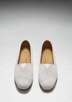 Hugs & Co Womens Chukka Espadrilles White Suede