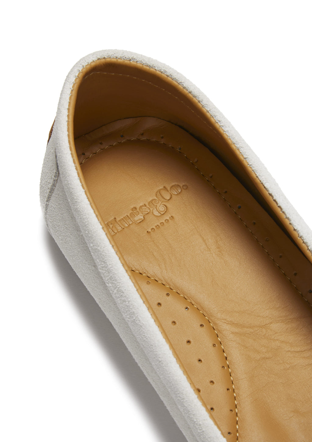 Hugs & Co Womens Chukka Espadrilles White Suede
