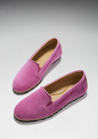 Hugs & Co Womens Continental Espadrilles Candy Pink Suede