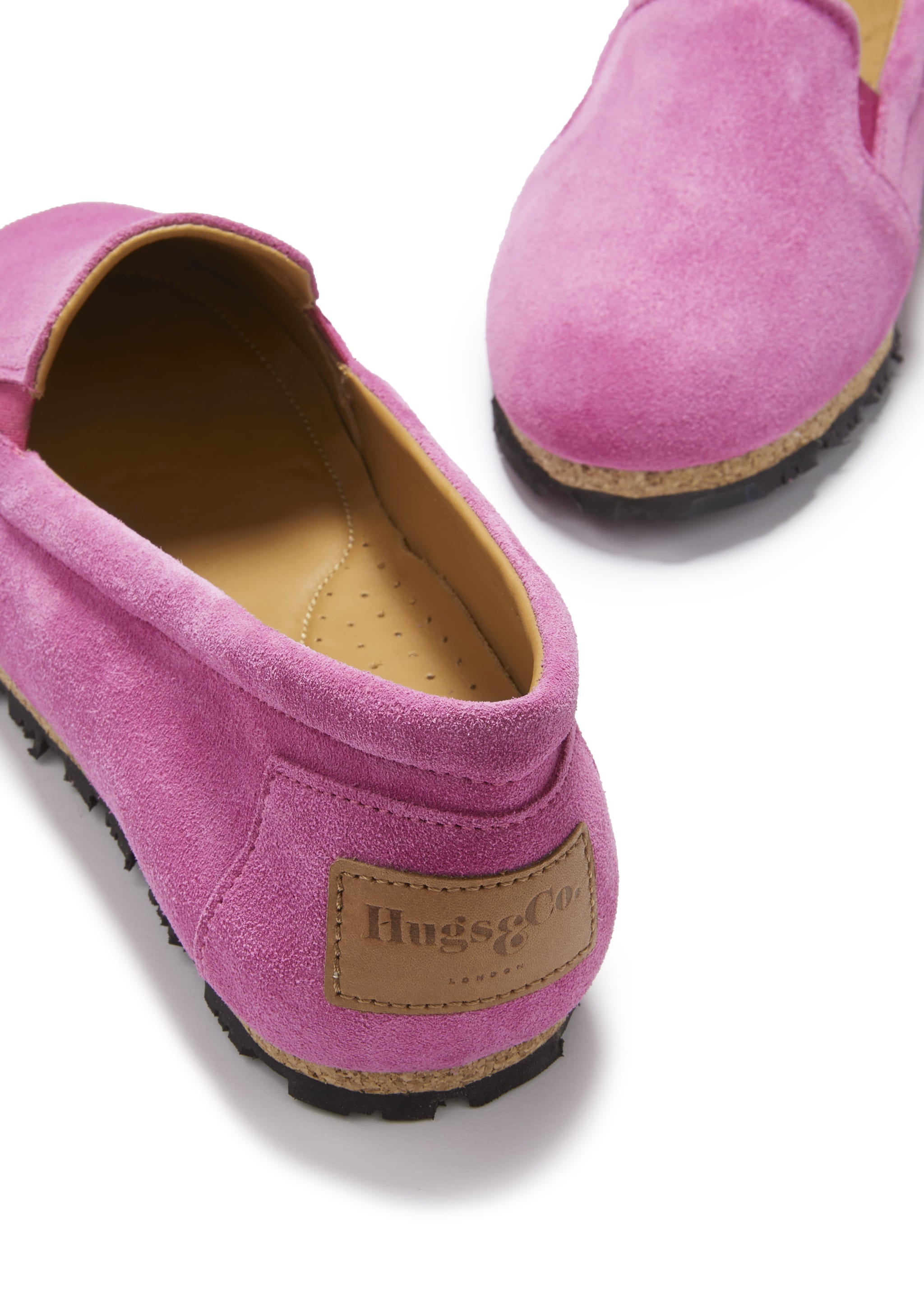 Hugs & Co Womens Continental Espadrilles Candy Pink Suede
