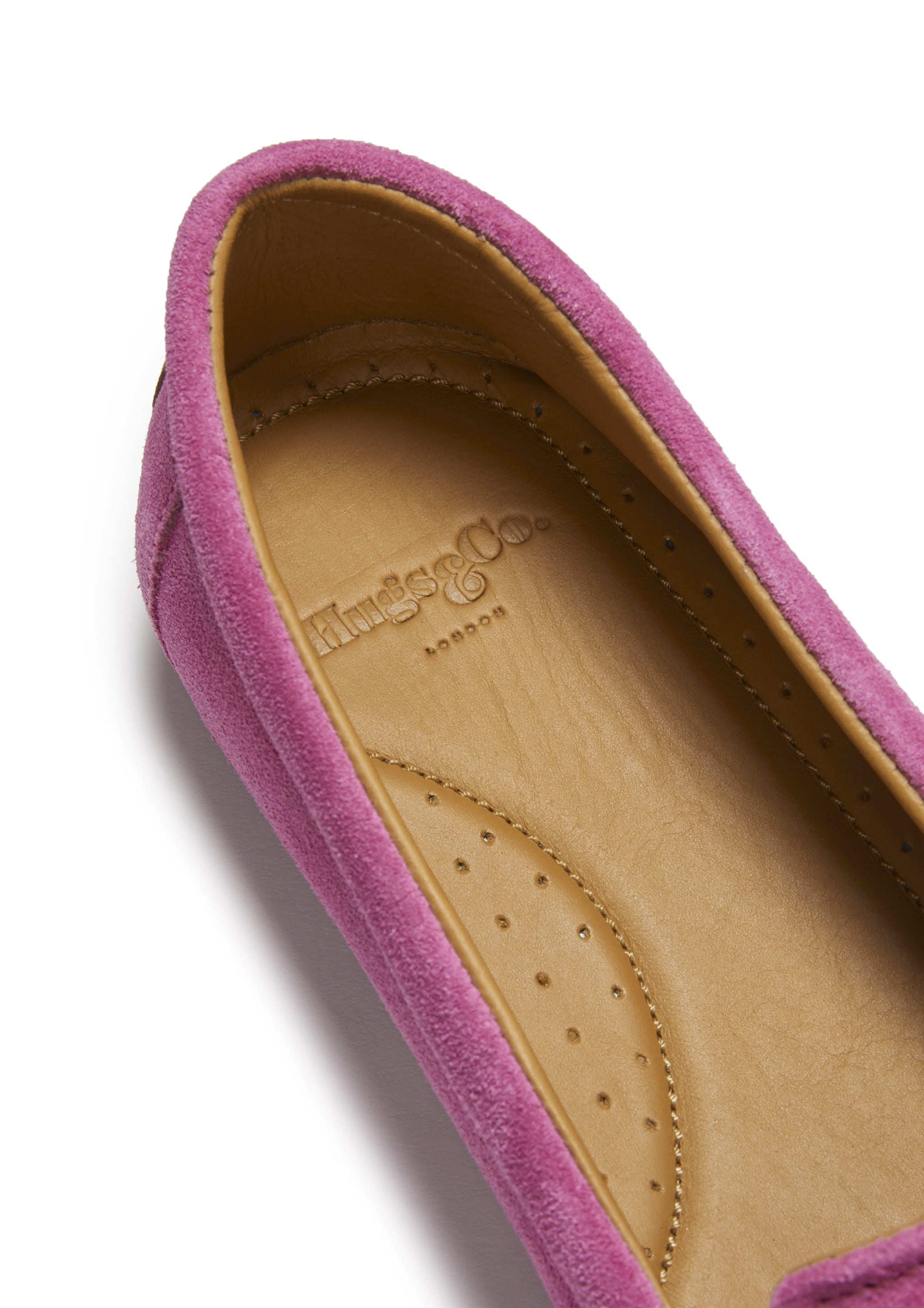 Hugs & Co Womens Continental Espadrilles Candy Pink Suede