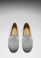 Hugs & Co Womens Continental Espadrilles Dove Grey Suede