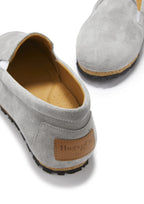 Hugs & Co Womens Continental Espadrilles Dove Grey Suede